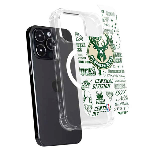 NBA Milwaukee Bucks Historic Blast New iPhone 16 Pro MagSafe Case